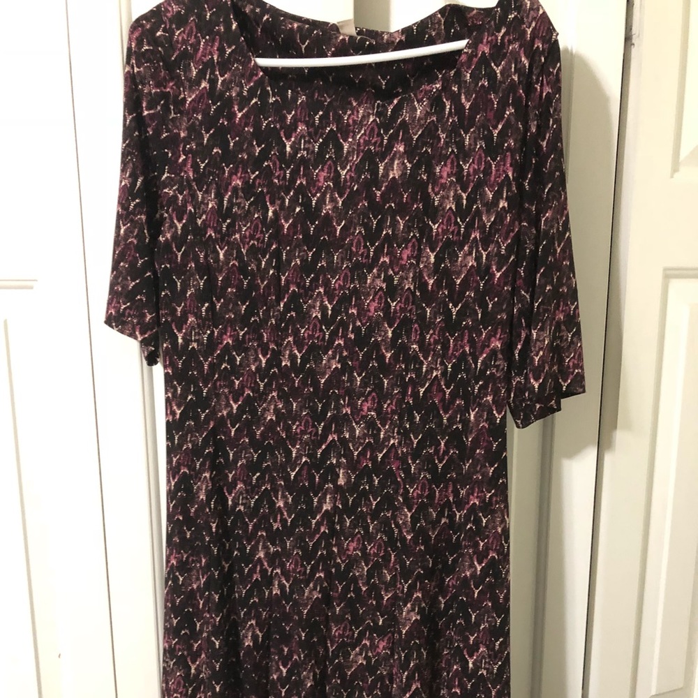 Digital print fit and flare dress !